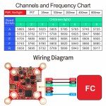 Venta al por mayor HGLRC VTX PRO 1,6 W 5,8G transmisión 40CH con micrófono PIT/25/400/800/1.6W ajustable para RC Racing Drone